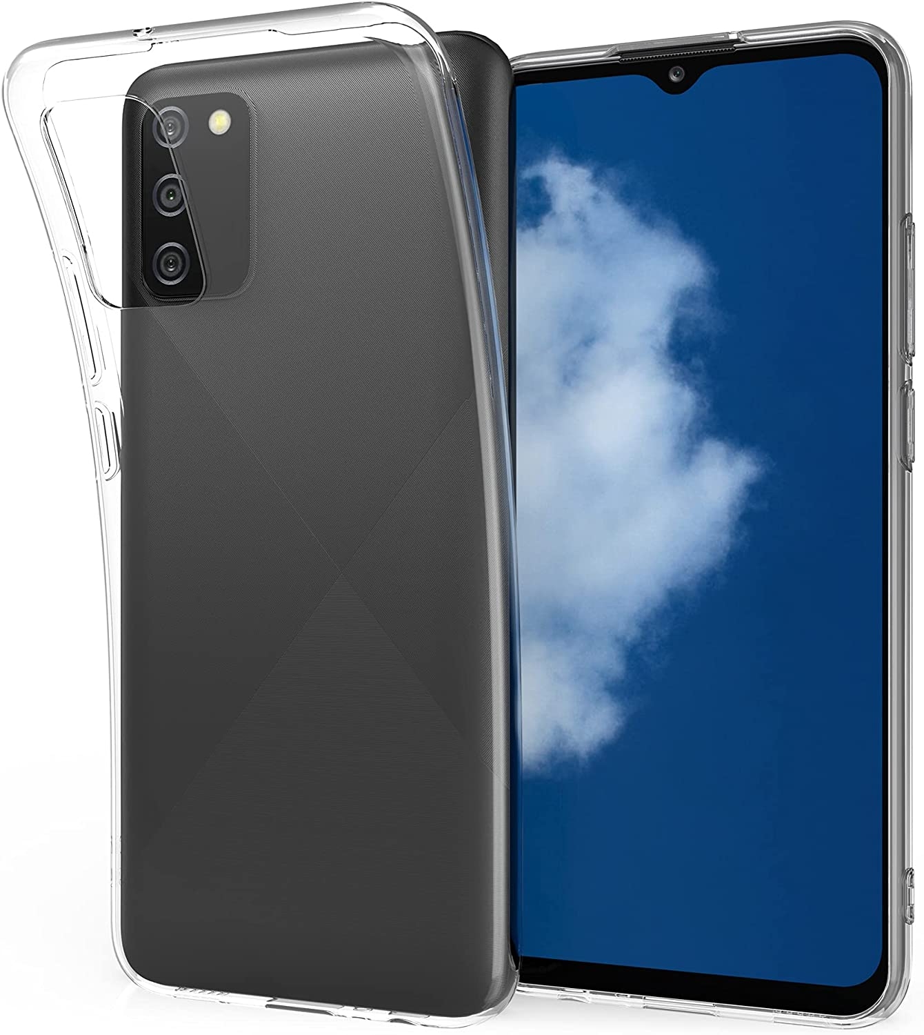 KWmobile Διάφανη Θήκη Σιλικόνης Samsung Galaxy A02s - Transparent