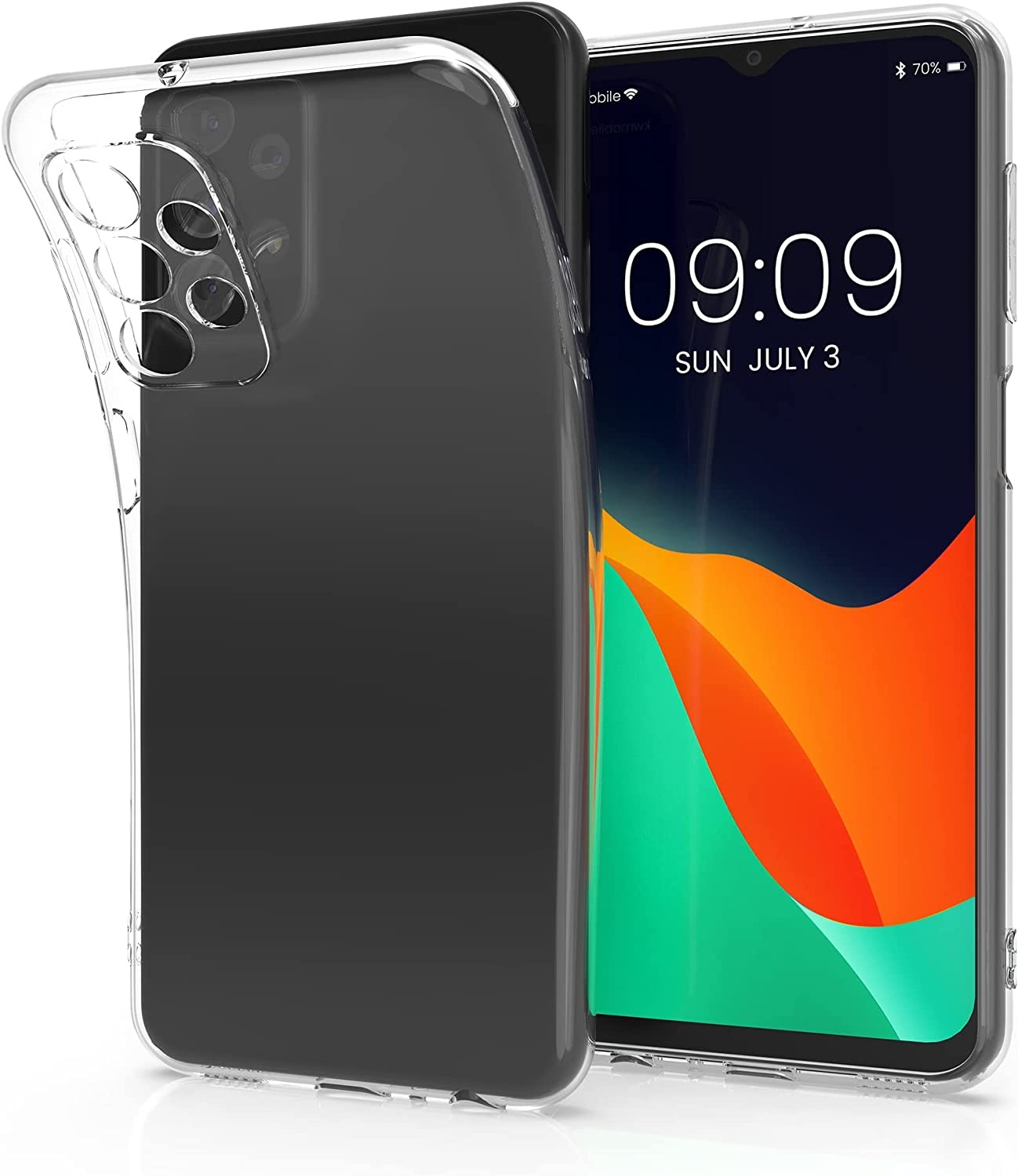 KWmobile Διάφανη Θήκη Σιλικόνης Samsung Galaxy A23 - Transparent