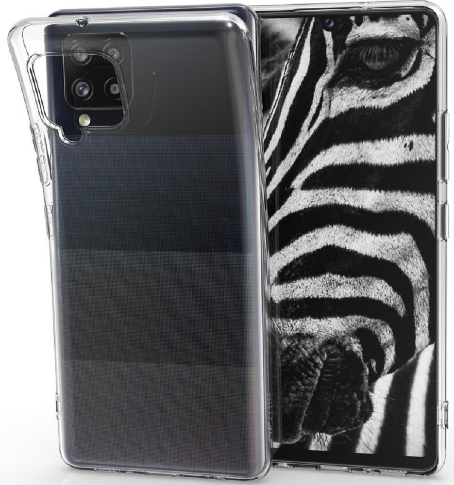 KWmobile Διάφανη Θήκη Σιλικόνης Samsung Galaxy A42 5G - Transparent