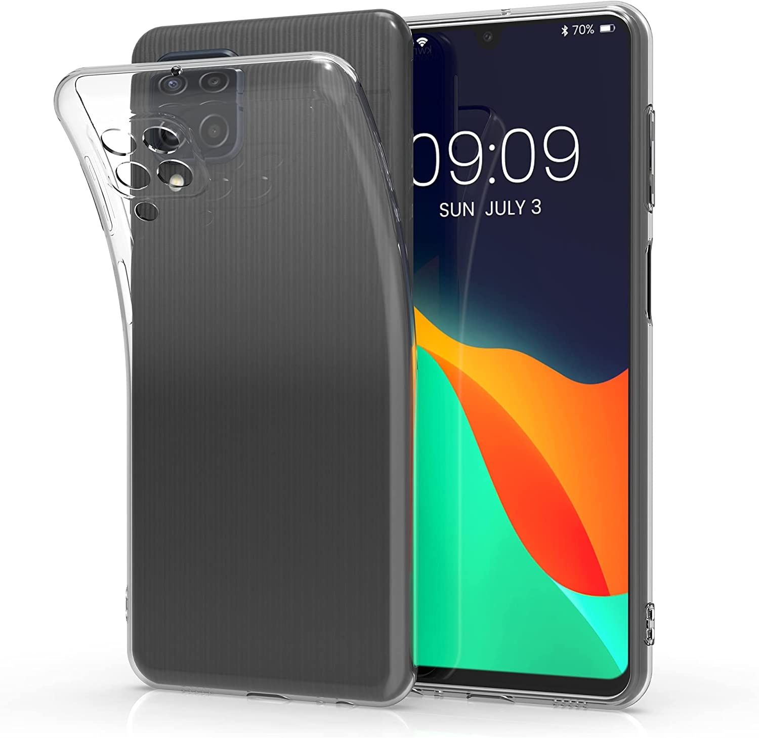 KWmobile Διάφανη Θήκη Σιλικόνης Samsung Galaxy M22 - Transparent