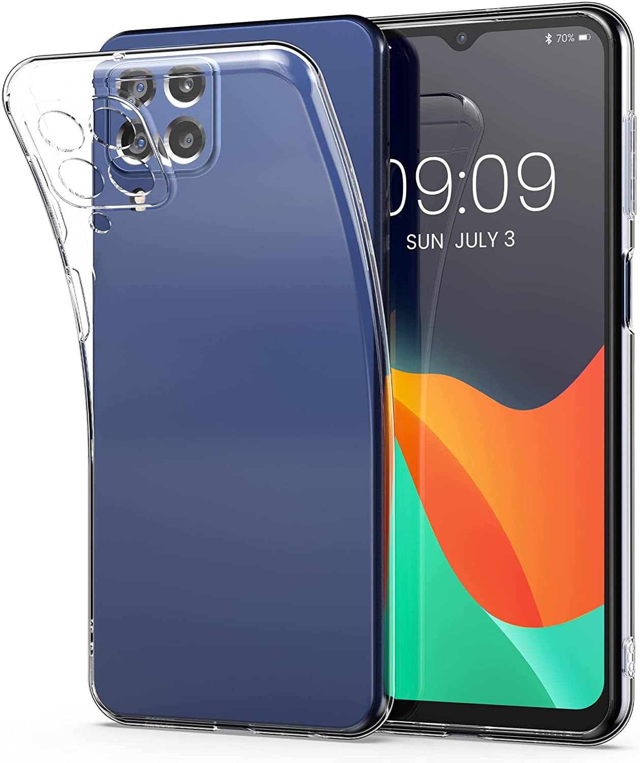 KWmobile Διάφανη Θήκη Σιλικόνης Samsung Galaxy M33 - Transparent