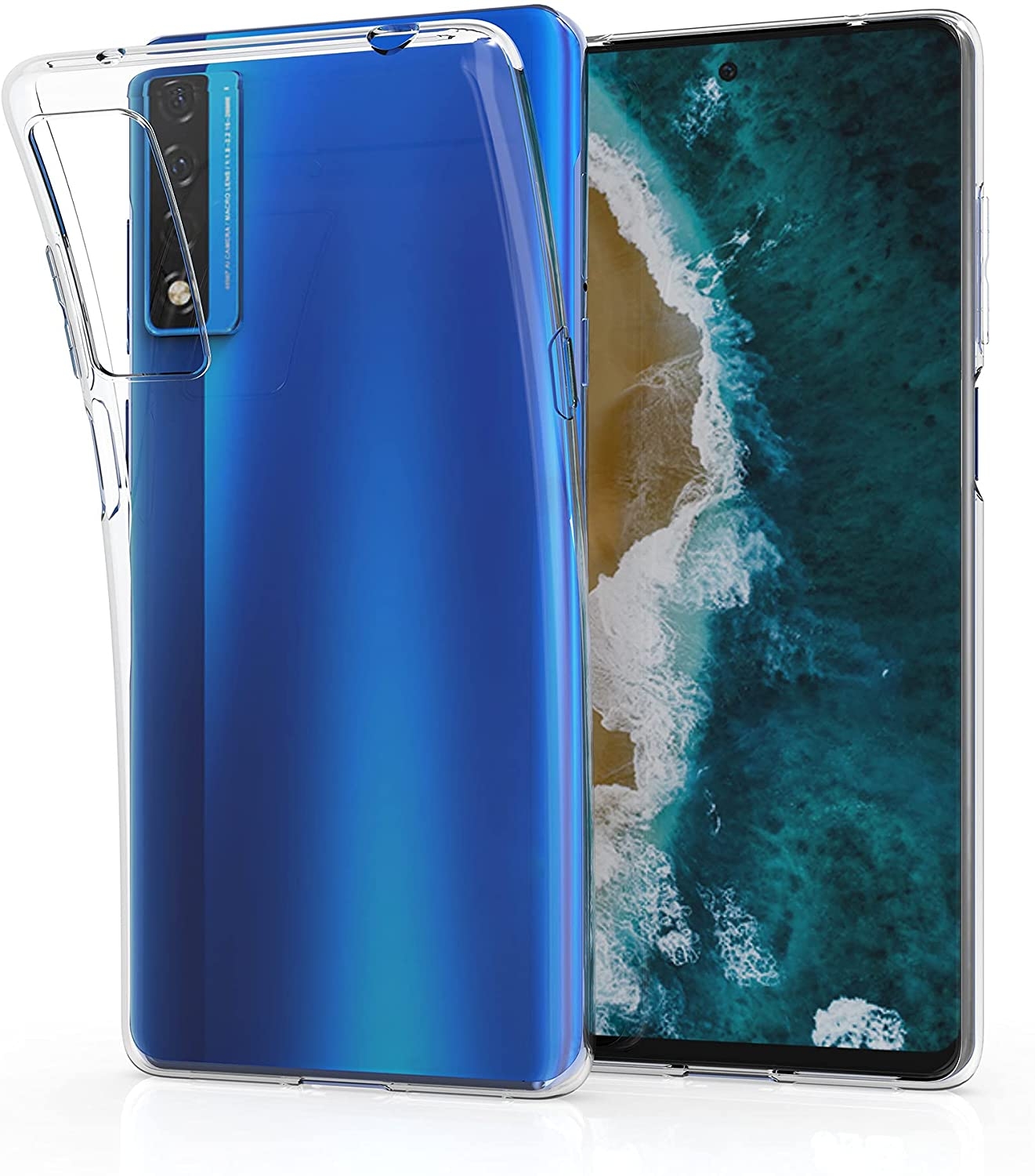 KWmobile Διάφανη Θήκη Σιλικόνης TCL 20 5G / 20S / 20L / 20L Plus - Transparent