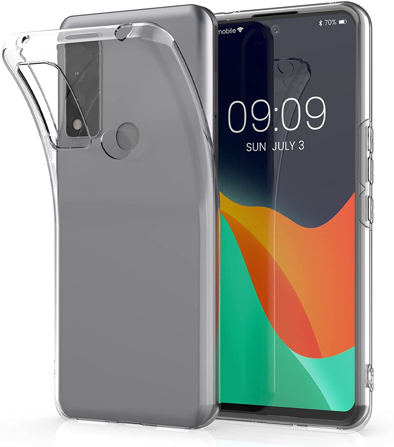KWmobile Διάφανη Θήκη Σιλικόνης TCL 30 V 5G - Transparent