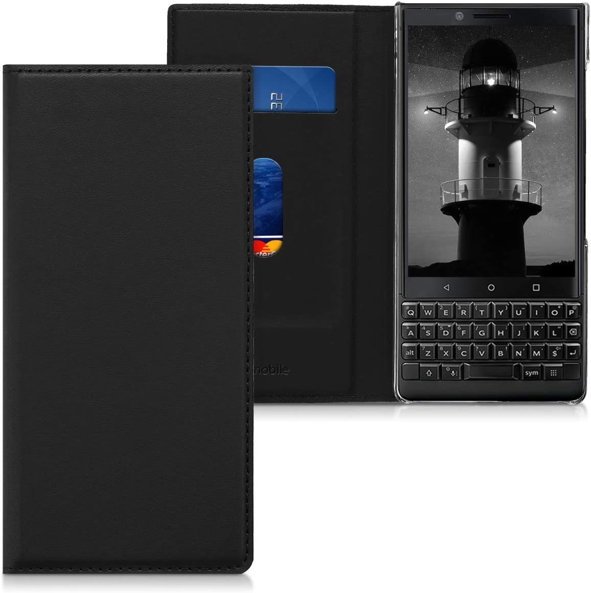 KWmobile Flip Θήκη Blackberry KEY2 - Black