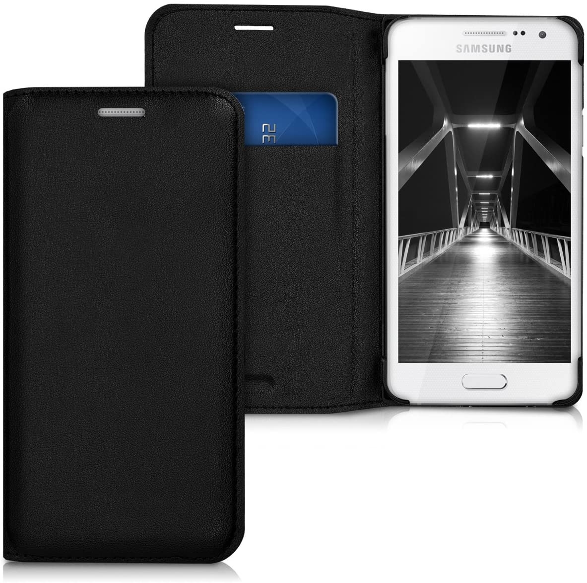 KWmobile Flip Θήκη Samsung Galaxy A3 - Black