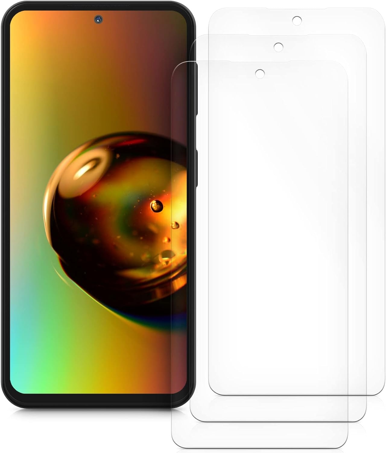 KWmobile Crystal Clear Screen Protector - Μεμβράνη Προστασίας Οθόνης Samsung Galaxy A54 - 3 Τεμάχια