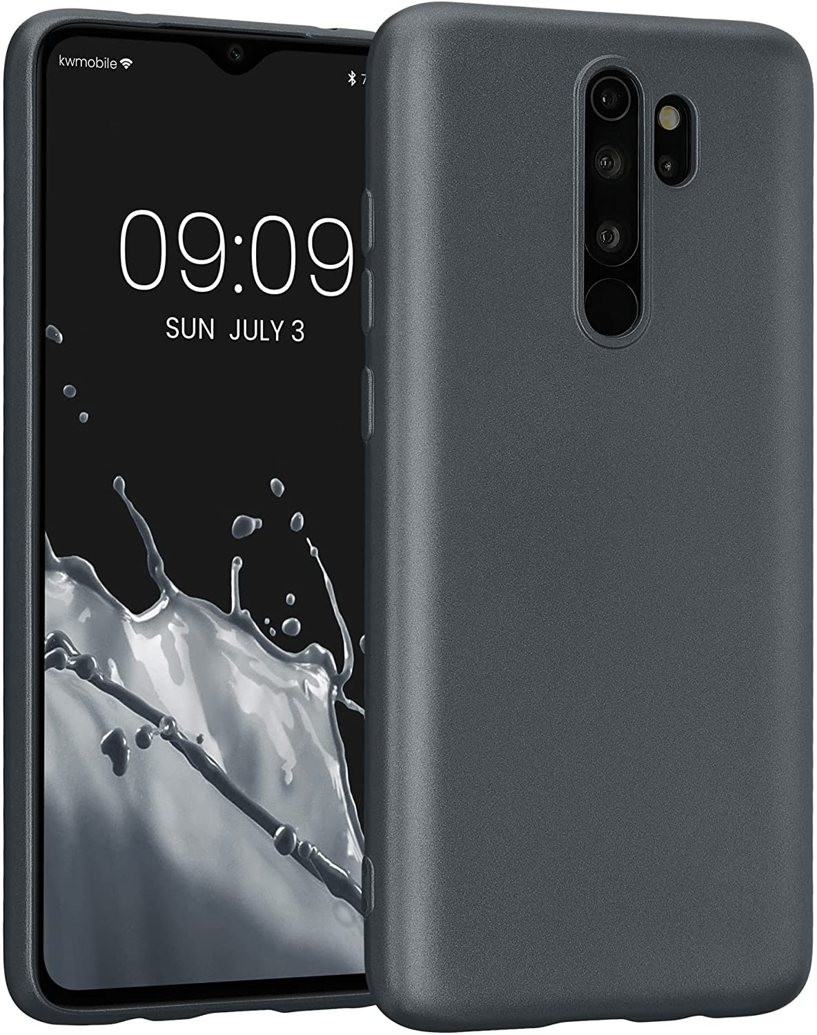 KWmobile Premium Θήκη Σιλικόνης Xiaomi Redmi Note 8 Pro - Metallic Grey