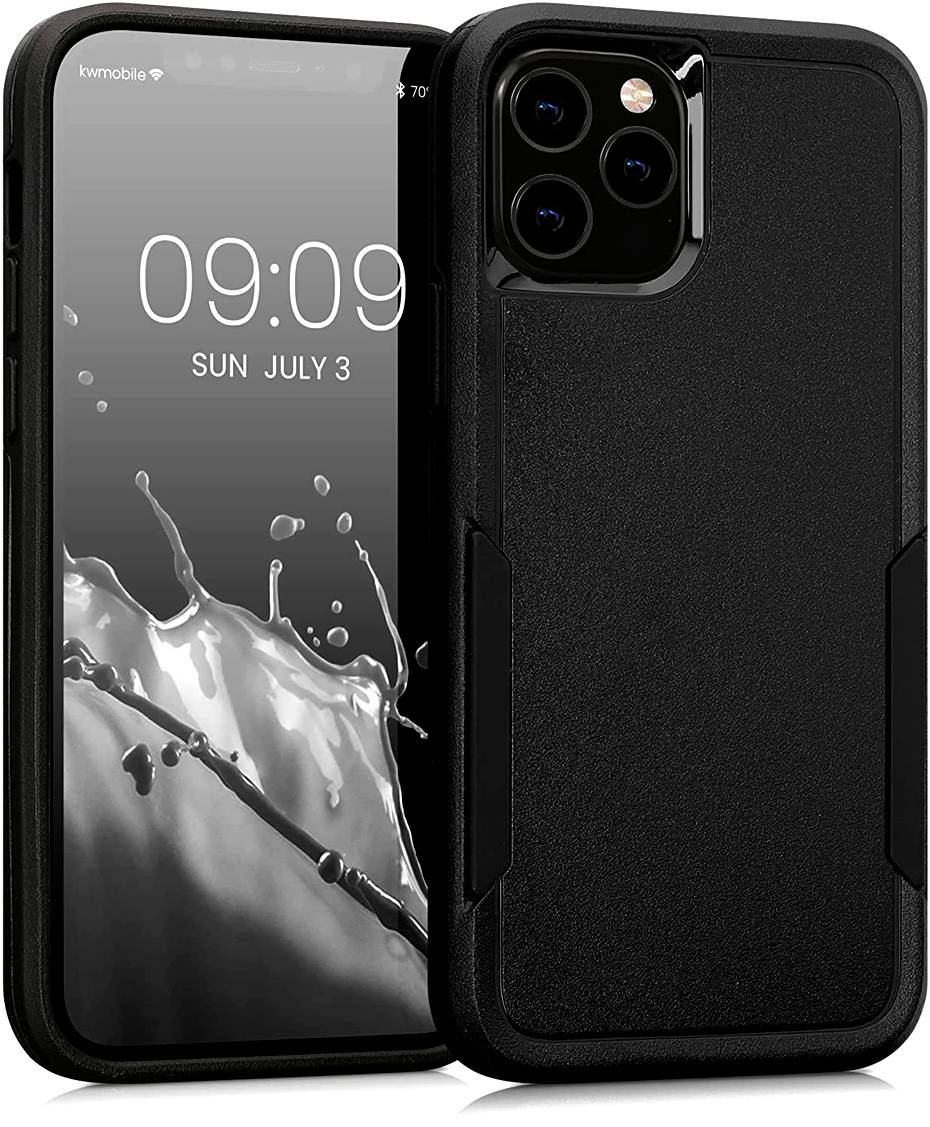 KWmobile Shockproof Hybrid - Σκληρή Θήκη με TPU Apple iPhone 12 / 12 Pro - Black