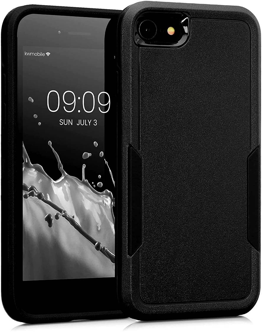 KWmobile Shockproof Hybrid - Σκληρή Θήκη με TPU Apple iPhone SE 2022 / 2020 / 8 / 7 - Black