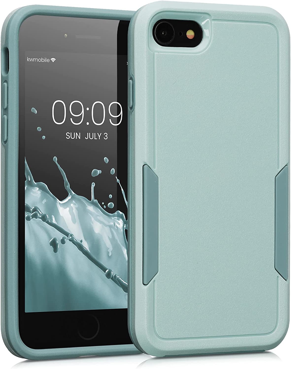 KWmobile Shockproof Hybrid - Σκληρή Θήκη με TPU Apple iPhone SE 2022 / 2020 / 8 / 7 - Mint