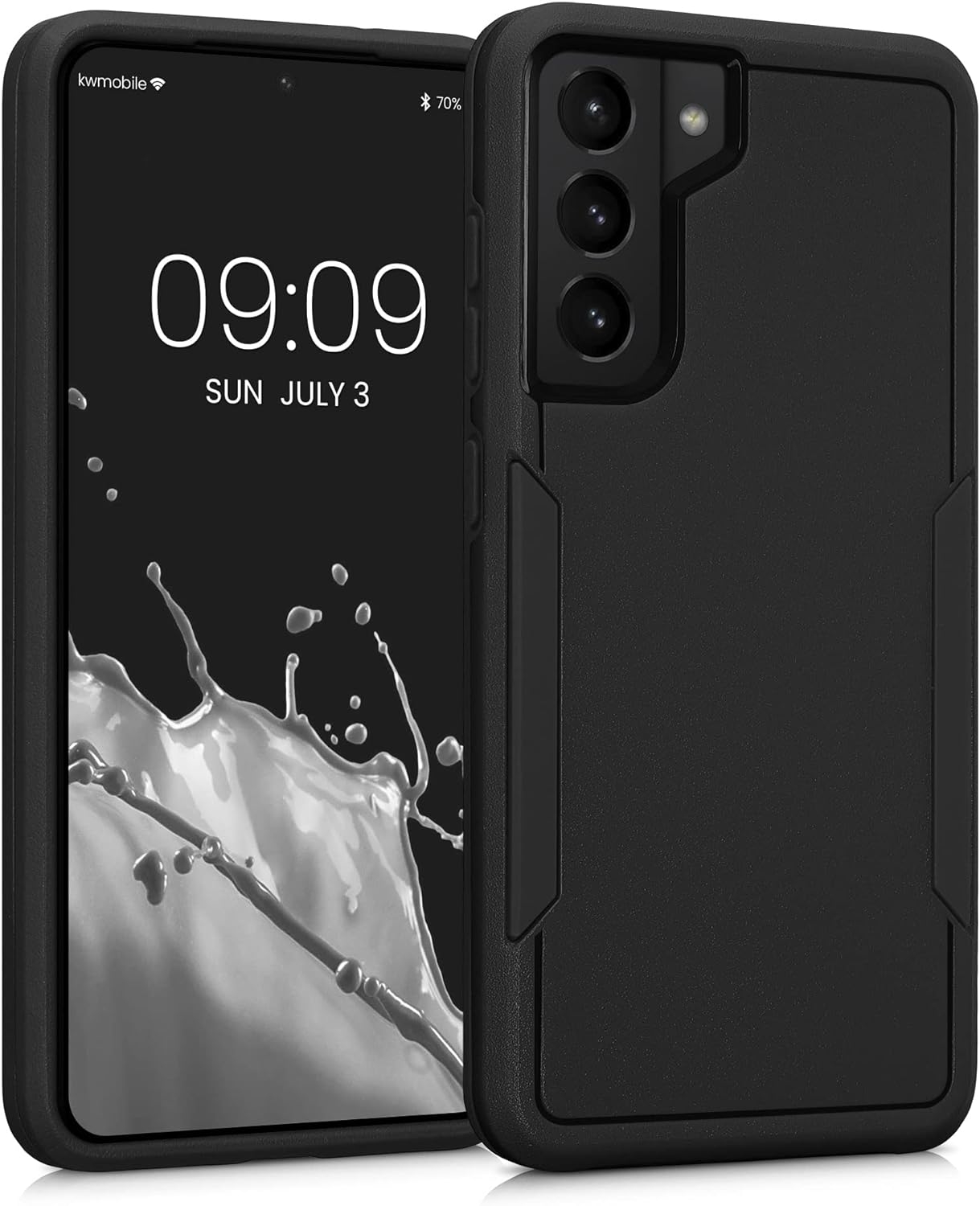 KWmobile Shockproof Hybrid - Σκληρή Θήκη με TPU Samsung Galaxy S21 FE 5G - Black / Black