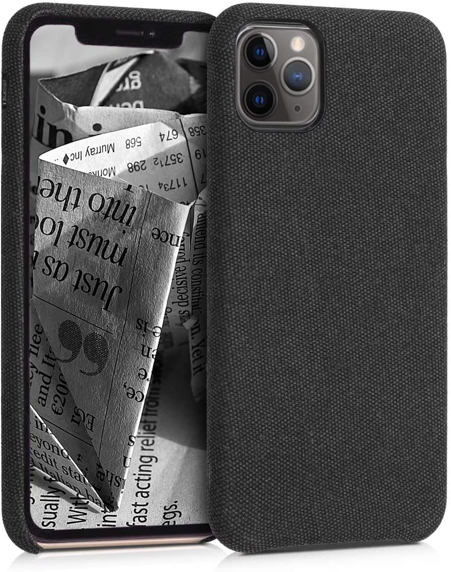 KWmobile Σκληρή Θήκη Canvas Apple iPhone 11 Pro - Dark Grey