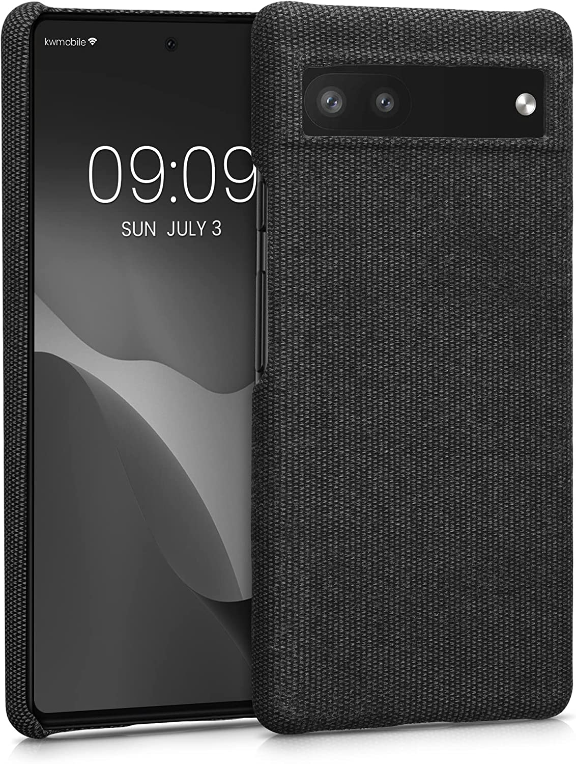KWmobile Σκληρή Θήκη Canvas - Google Pixel 6a - Dark Grey