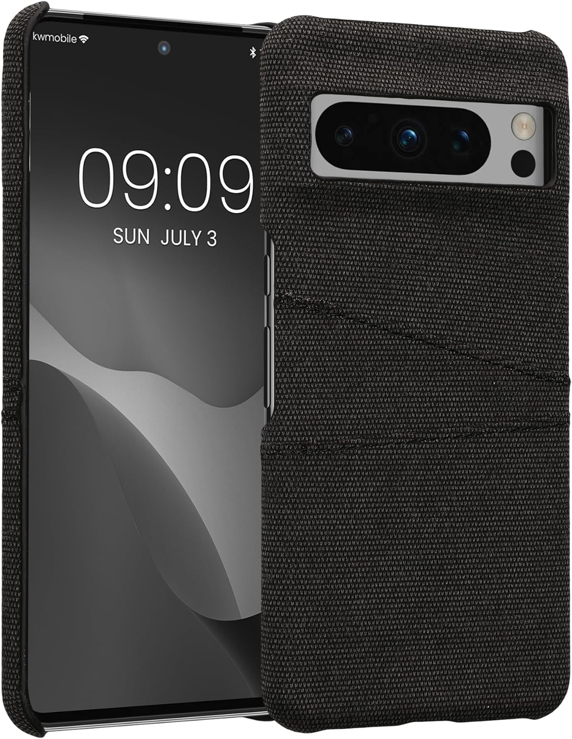 KWmobile Σκληρή Θήκη με Υποδοχές για Κάρτες - Google Pixel 8 Pro - Dark Grey 