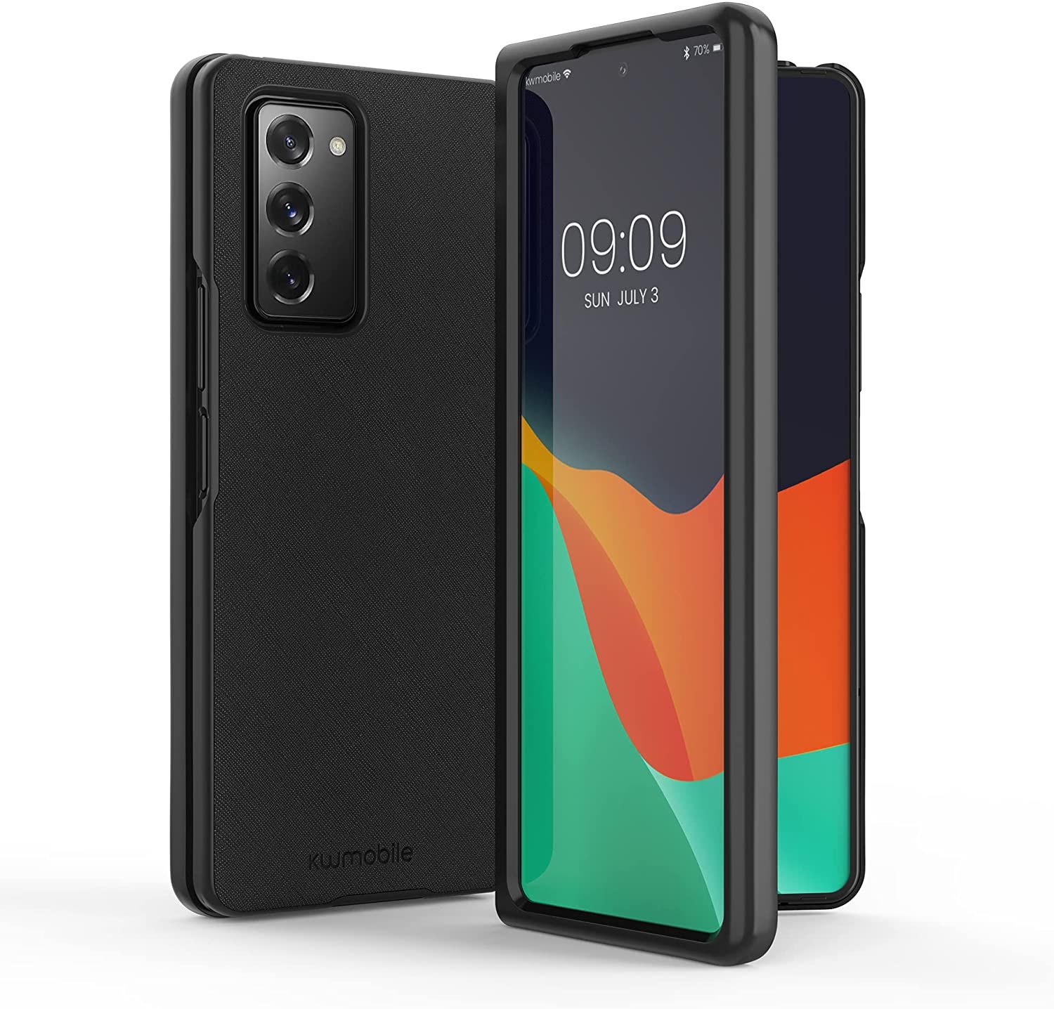 KWmobile Σκληρή Θήκη - Samsung Galaxy Z Fold 2 5G - Black 