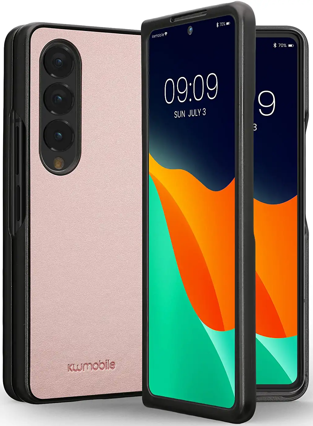KWmobile Σκληρή Θήκη - Samsung Galaxy Z Fold4 - Rose Gold
