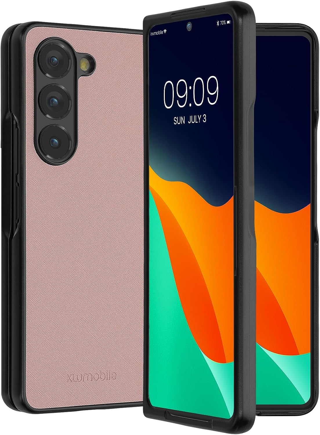 KWmobile Σκληρή Θήκη - Samsung Galaxy Z Fold5 - Rose Gold
