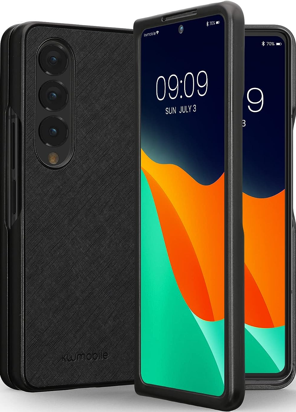 KWmobile Σκληρή Θήκη - Samsung Galaxy Z Fold4 - Black