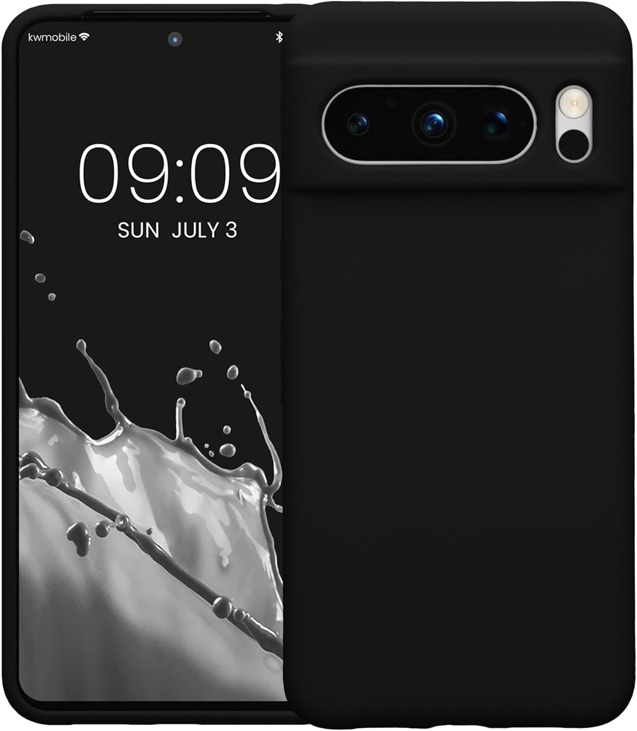 KWmobile Soft Flexible Rubber Cover - Θήκη Σιλικόνης Google Pixel 8 Pro - Black