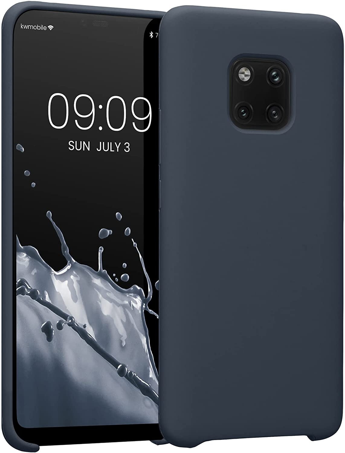 KWmobile Soft Flexible Rubber Cover - Θήκη Σιλικόνης Huawei Mate 20 Pro - Blueberry