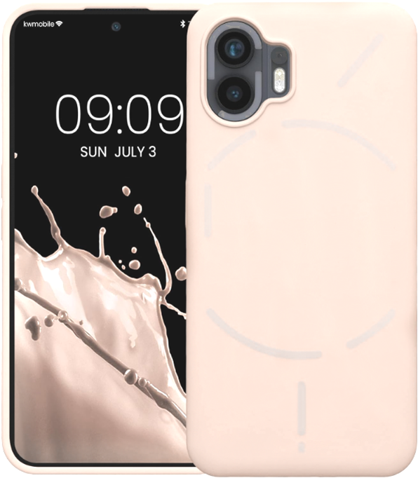 KWmobile Soft Flexible Rubber Cover - Θήκη Σιλικόνης Nothing Phone 2 - Coconut Swirl 