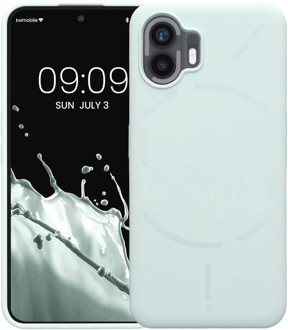 KWmobile Soft Flexible Rubber Cover - Θήκη Σιλικόνης Nothing Phone 2 - Cool Mint (61746.200)