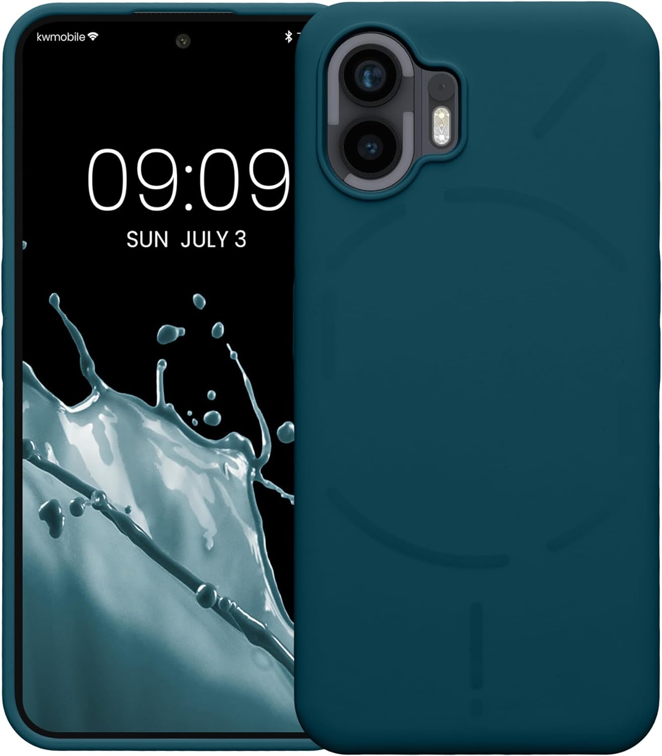 KWmobile Soft Flexible Rubber Cover - Θήκη Σιλικόνης Nothing Phone 2 - Teal Matte