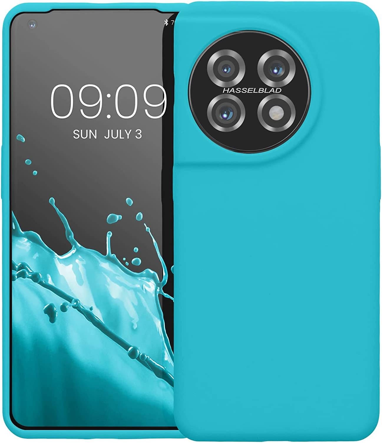 KWmobile Soft Flexible Rubber Cover - Θήκη Σιλικόνης OnePlus 11 - Cool Glacier