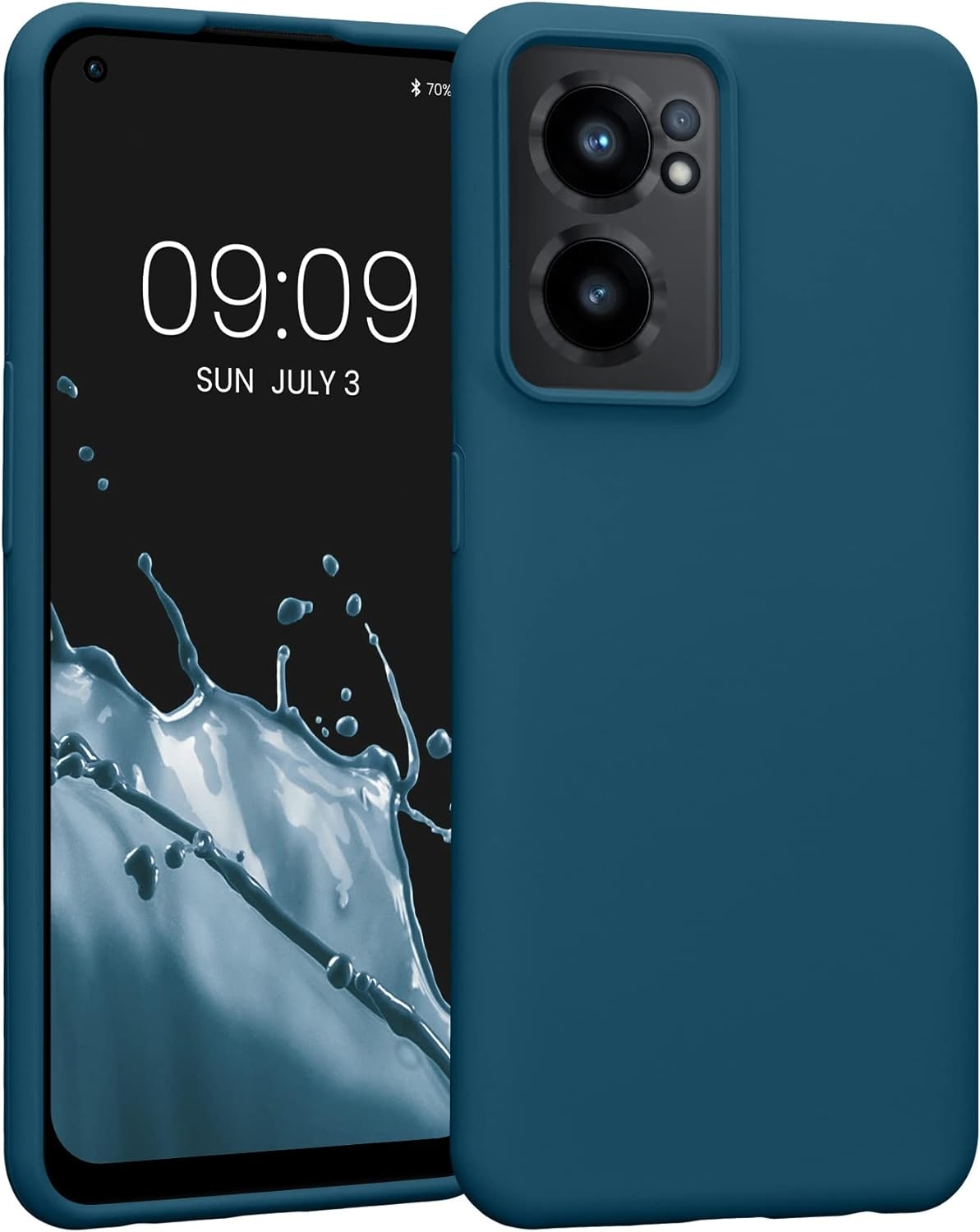 KWmobile Soft Flexible Rubber Cover - Θήκη Σιλικόνης OnePlus Nord CE 2 5G - Teal Matte