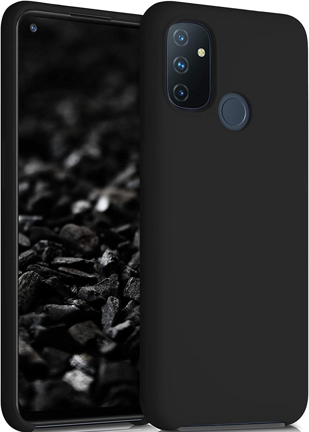 KWmobile Soft Flexible Rubber Cover - Θήκη Σιλικόνης OnePlus Nord N100 - Black