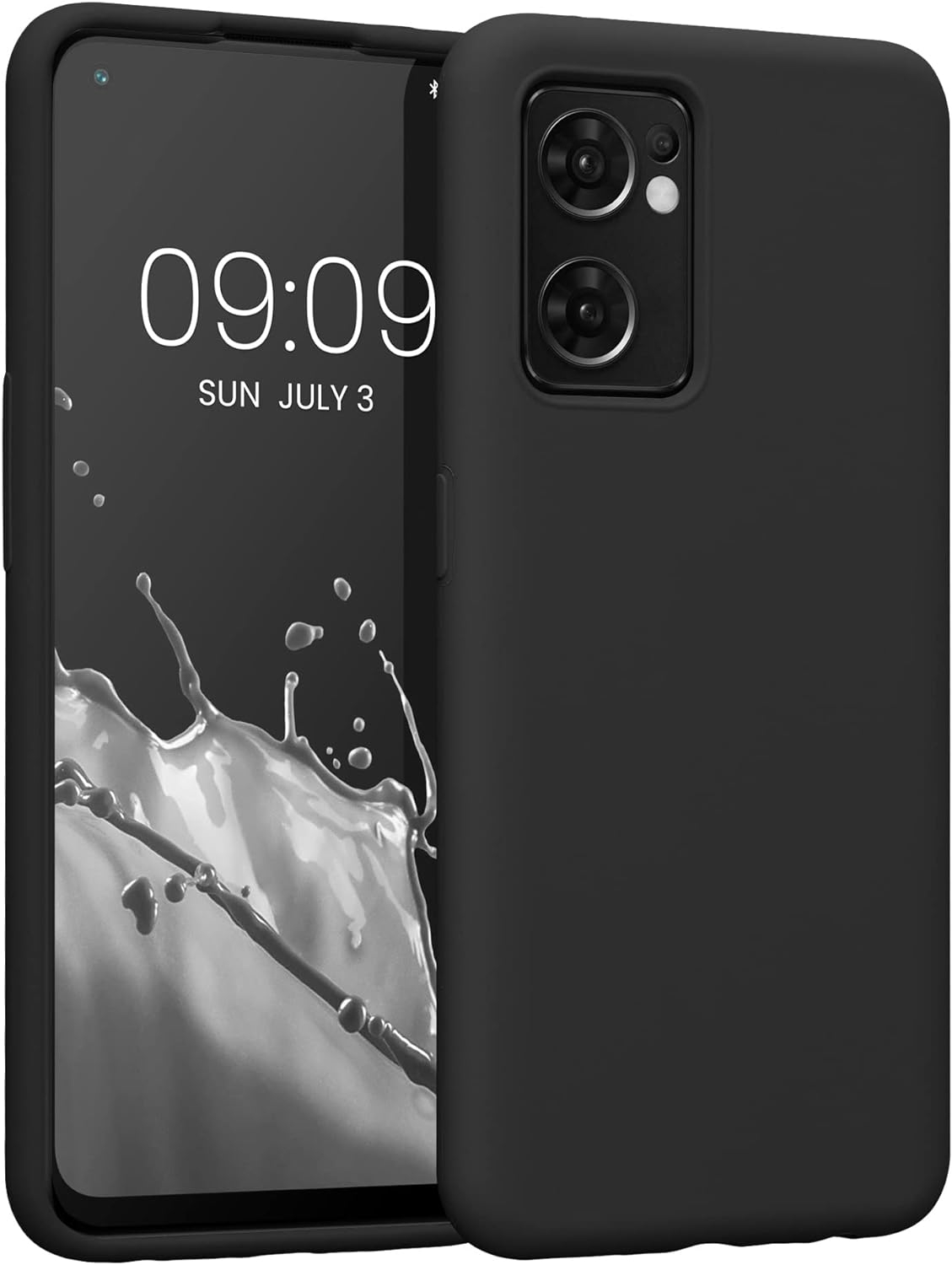 KWmobile Soft Flexible Rubber Cover - Θήκη Σιλικόνης Oppo Find X5 Lite - Black