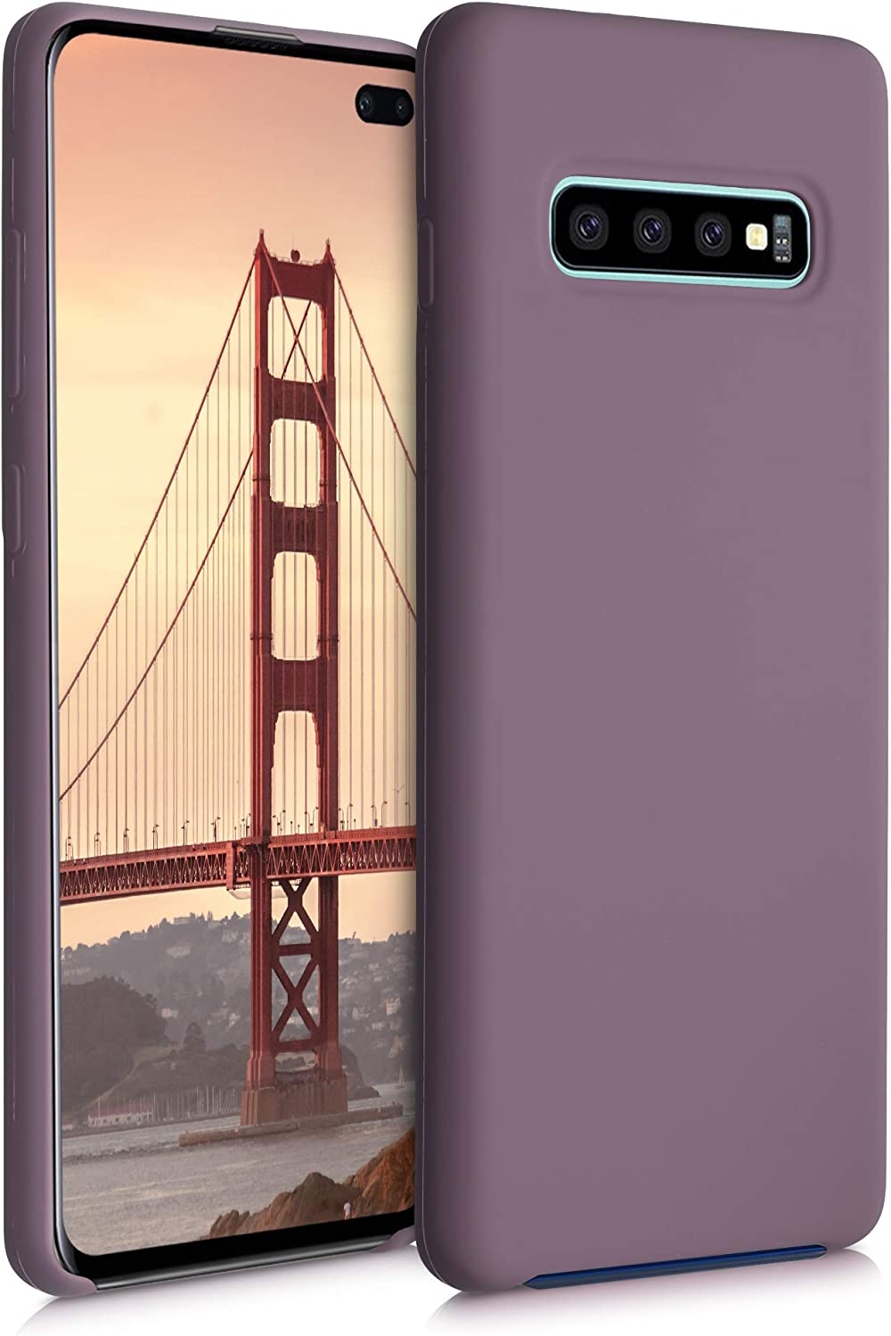 KWmobile Soft Flexible Rubber Cover - Θήκη Σιλικόνης Samsung Galaxy S10 Plus - Grape Purple
