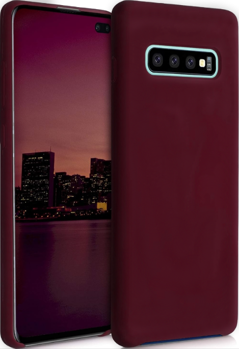 KWmobile Soft Flexible Rubber Cover - Θήκη Σιλικόνης Samsung Galaxy S10 Plus - Tawny Red