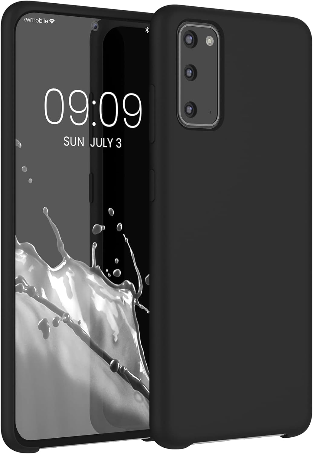 KWmobile Soft Flexible Rubber Cover - Θήκη Σιλικόνης Samsung Galaxy S20 - Black