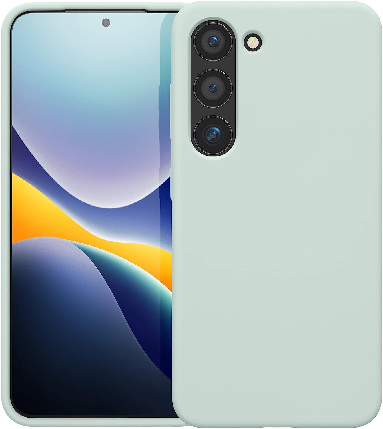 KWmobile Soft Flexible Rubber Cover - Θήκη Σιλικόνης Samsung Galaxy S23 - Cool Mint