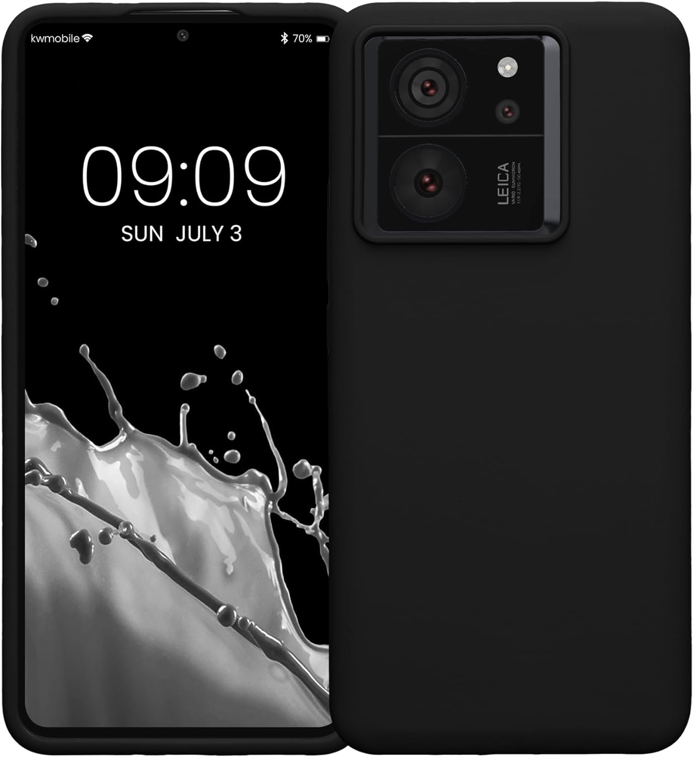 KWmobile Soft Flexible Rubber Cover - Θήκη Σιλικόνης Xiaomi 13T / 13T Pro - Black