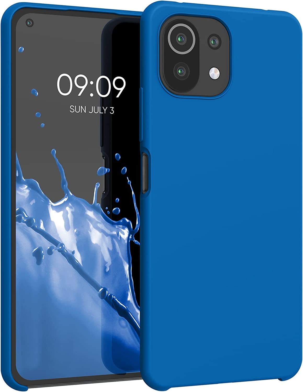KWmobile Soft Flexible Rubber Cover - Θήκη Σιλικόνης Xiaomi 11 Lite 5G NE / Mi 11 Lite - Blue Reef