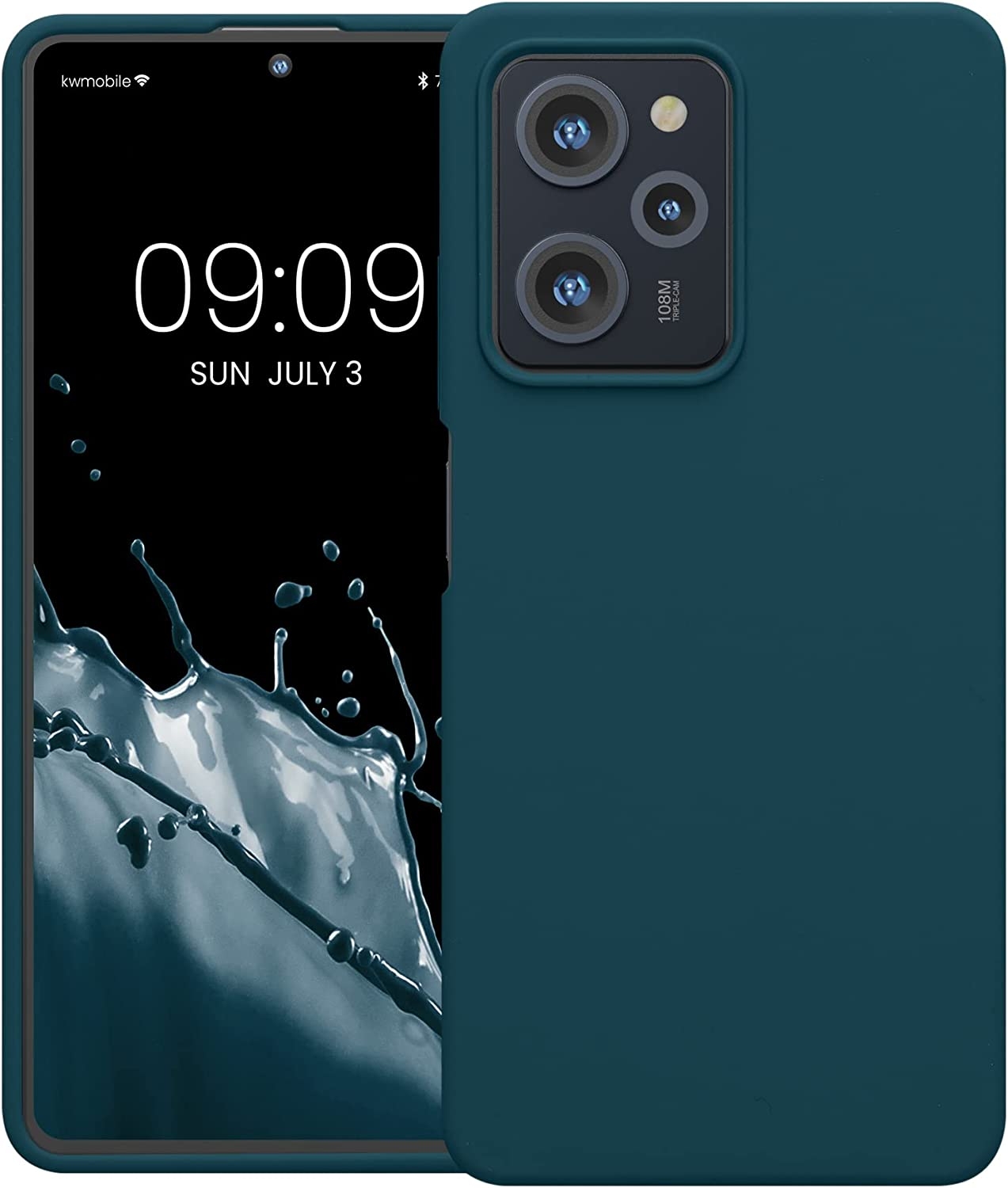 KWmobile Soft Flexible Rubber Cover - Θήκη Σιλικόνης Xiaomi Poco X5 Pro - Teal Matte