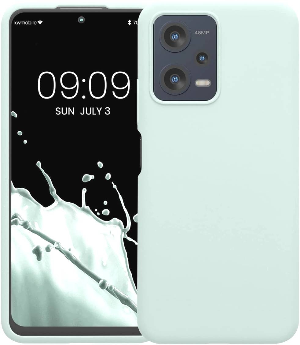 KWmobile Soft Flexible Rubber Cover - Θήκη Σιλικόνης Xiaomi Redmi Note 12 5G / Poco X5 - Cool Mint