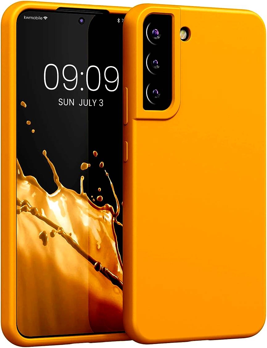 KWmobile Soft Flexible Rubber Cover - Θήκη Σιλικόνης Samsung Galaxy S22 Plus 5G - Mango 