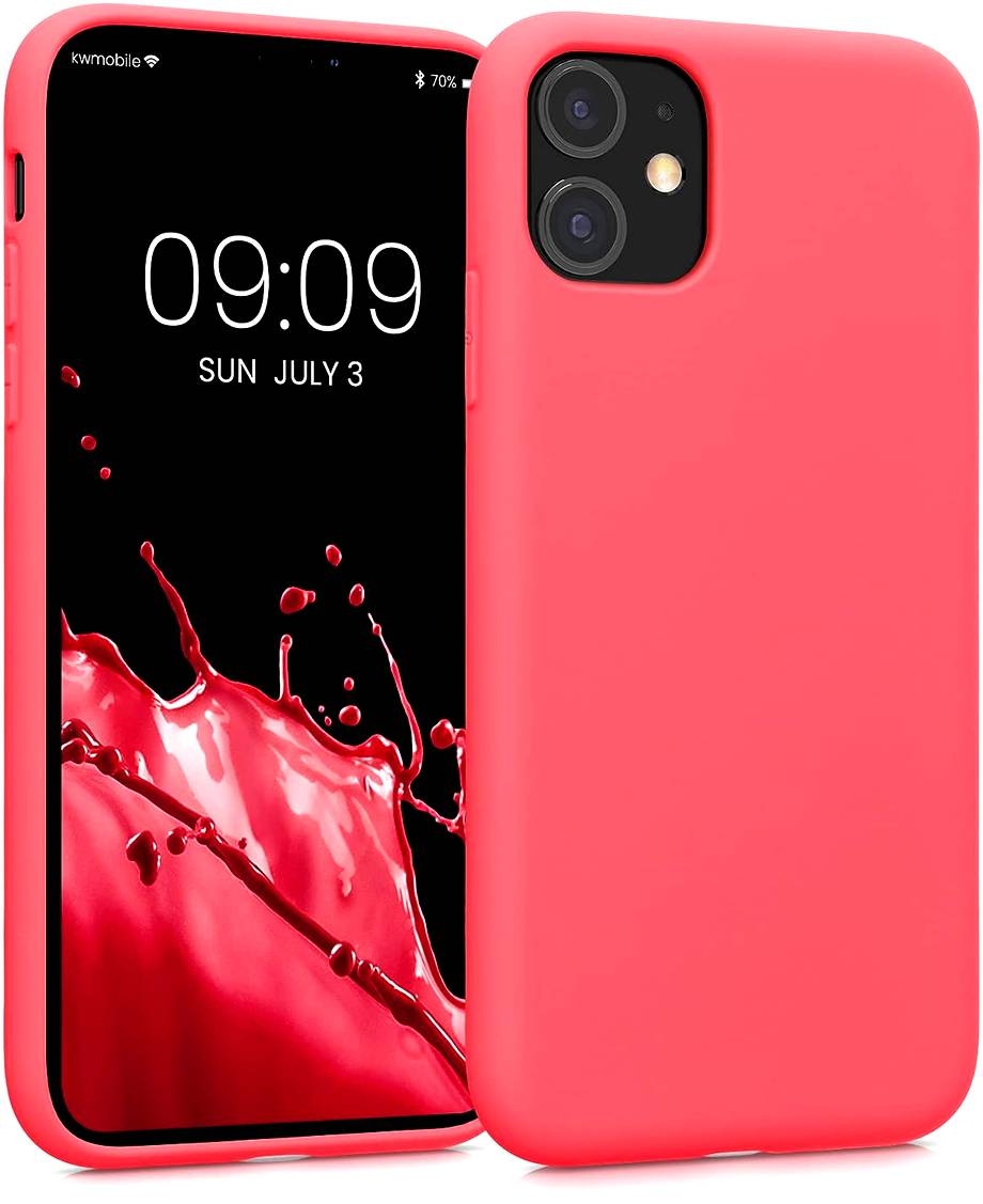 KWmobile Soft Slim Flexible Rubber Cover - Θήκη Σιλικόνης Apple iPhone 11 - Awesome Pink