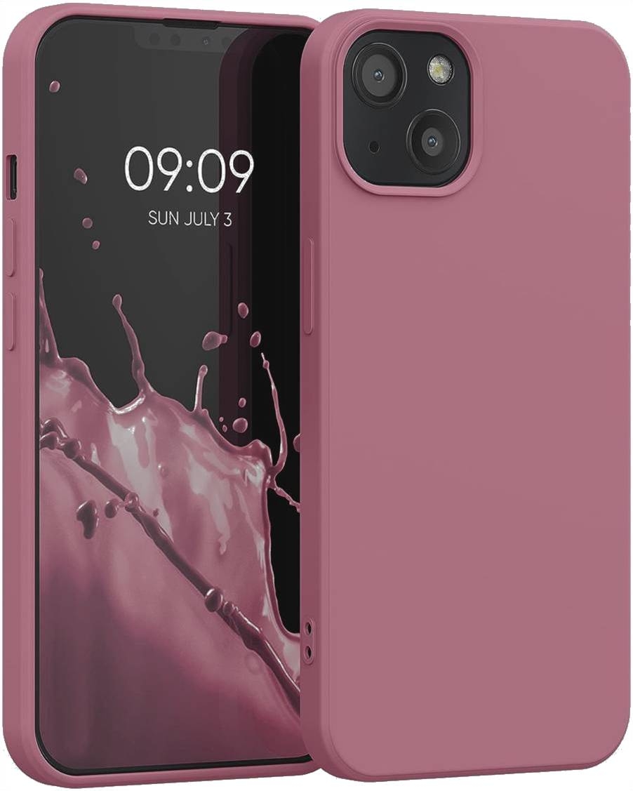 KWmobile Soft Slim Flexible Rubber Cover - Θήκη Σιλικόνης Apple iPhone 13 - Orchid Violet