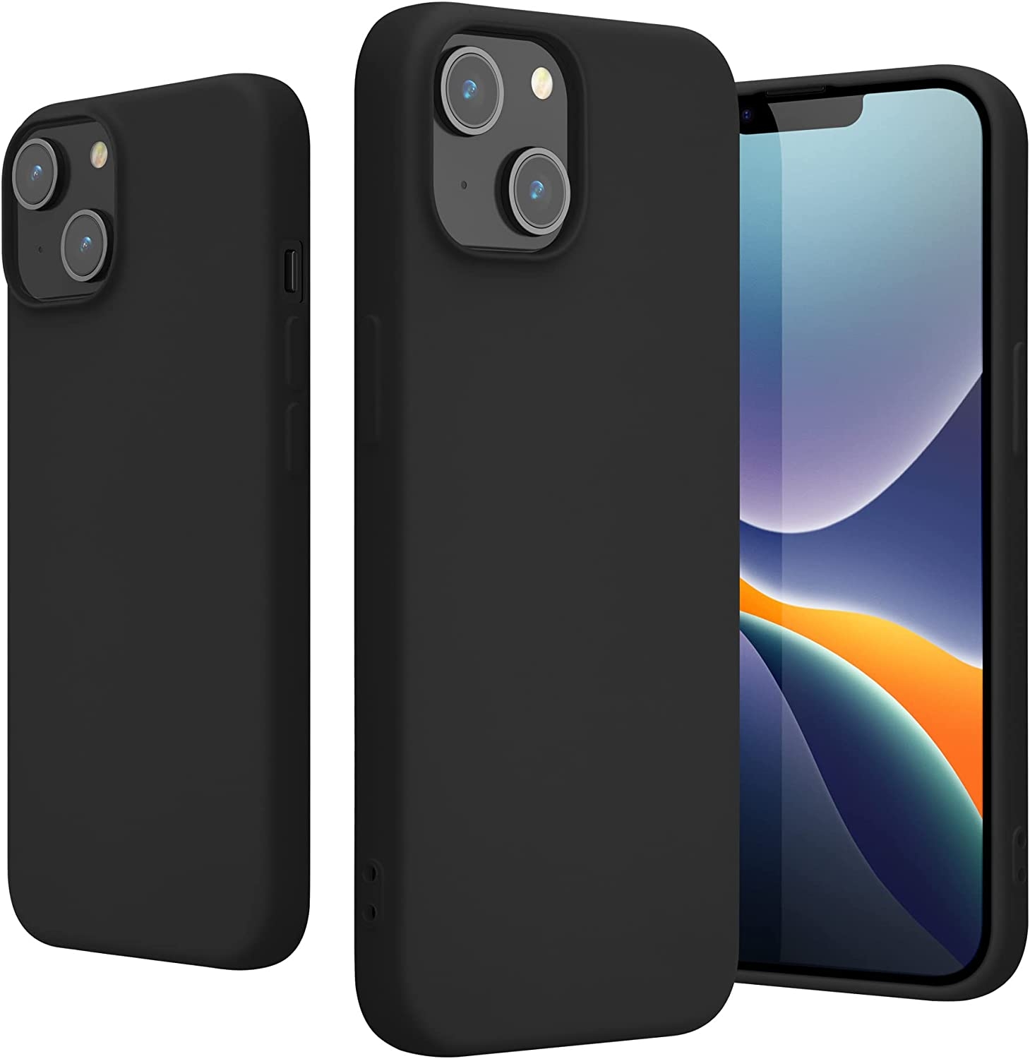 KWmobile Soft Slim Flexible Rubber Cover - Θήκη Σιλικόνης Apple iPhone 14 - Black Matte