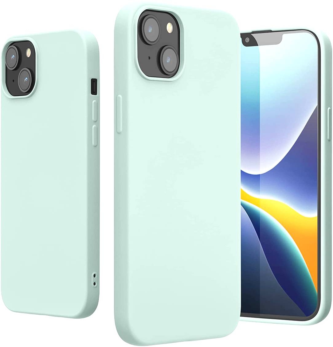 KWmobile Soft Slim Flexible Rubber Cover - Θήκη Σιλικόνης Apple iPhone 14 Plus - Cool Mint