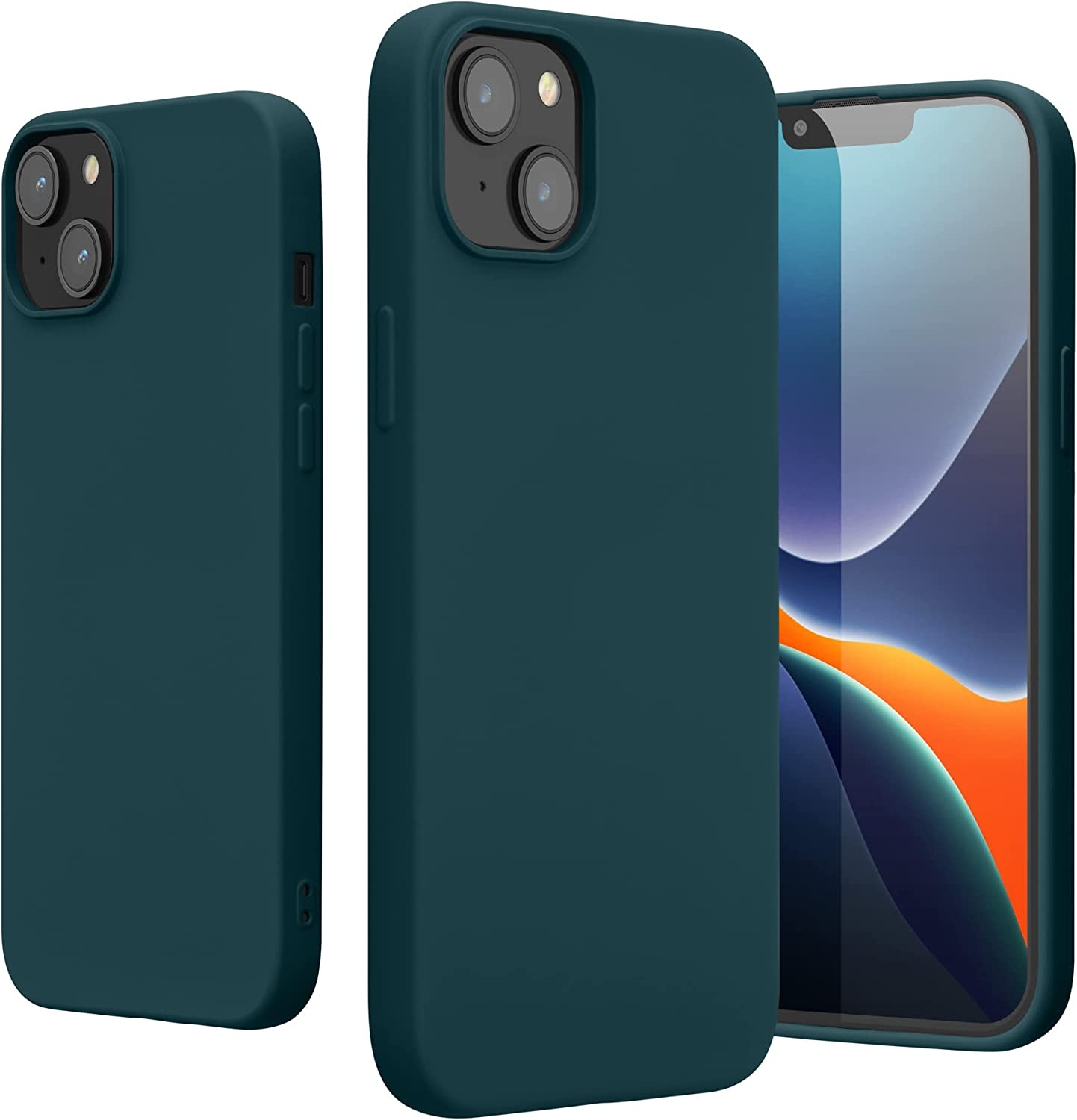 KWmobile Soft Slim Flexible Rubber Cover - Θήκη Σιλικόνης Apple iPhone 14 Plus - Teal Matte