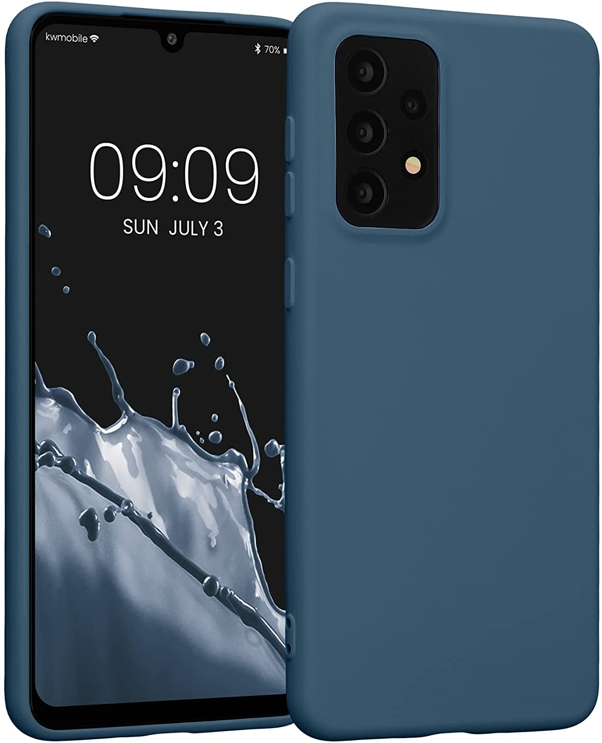 KWmobile Soft Slim Flexible Rubber Cover - Θήκη Σιλικόνης Samsung Galaxy A33 5G - Teal Matte