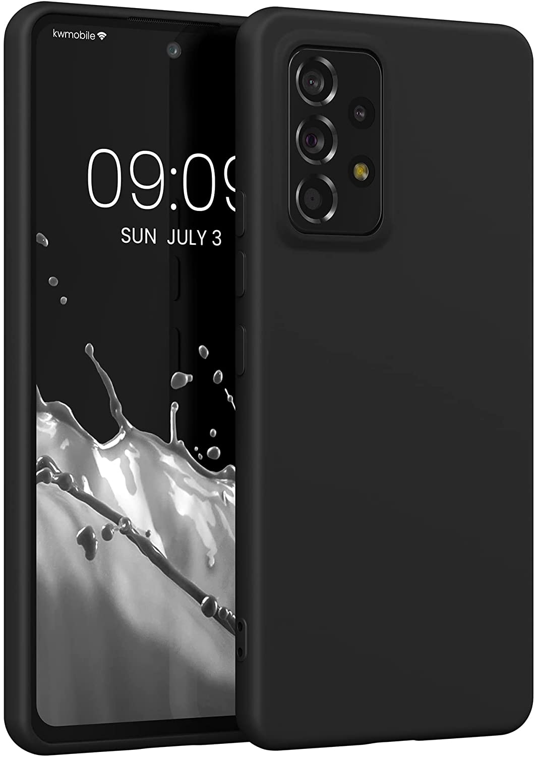 KWmobile Soft Slim Flexible Rubber Cover - Θήκη Σιλικόνης Samsung Galaxy A53 5G - Black