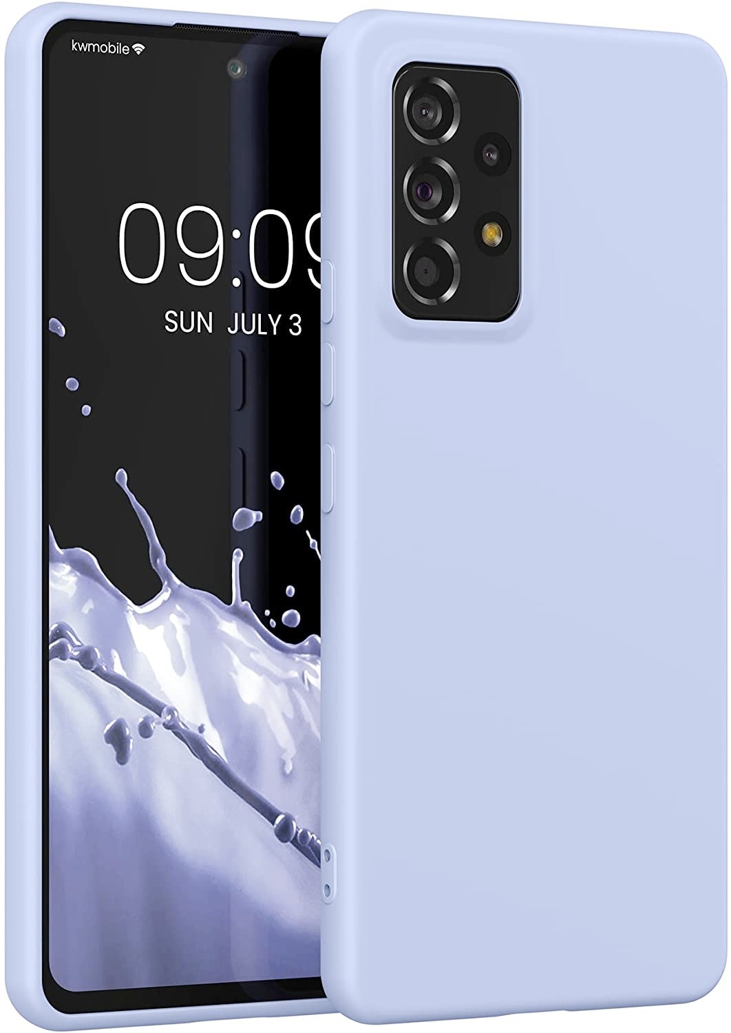 KWmobile Soft Slim Flexible Rubber Cover - Θήκη Σιλικόνης Samsung Galaxy A53 5G - Lavender