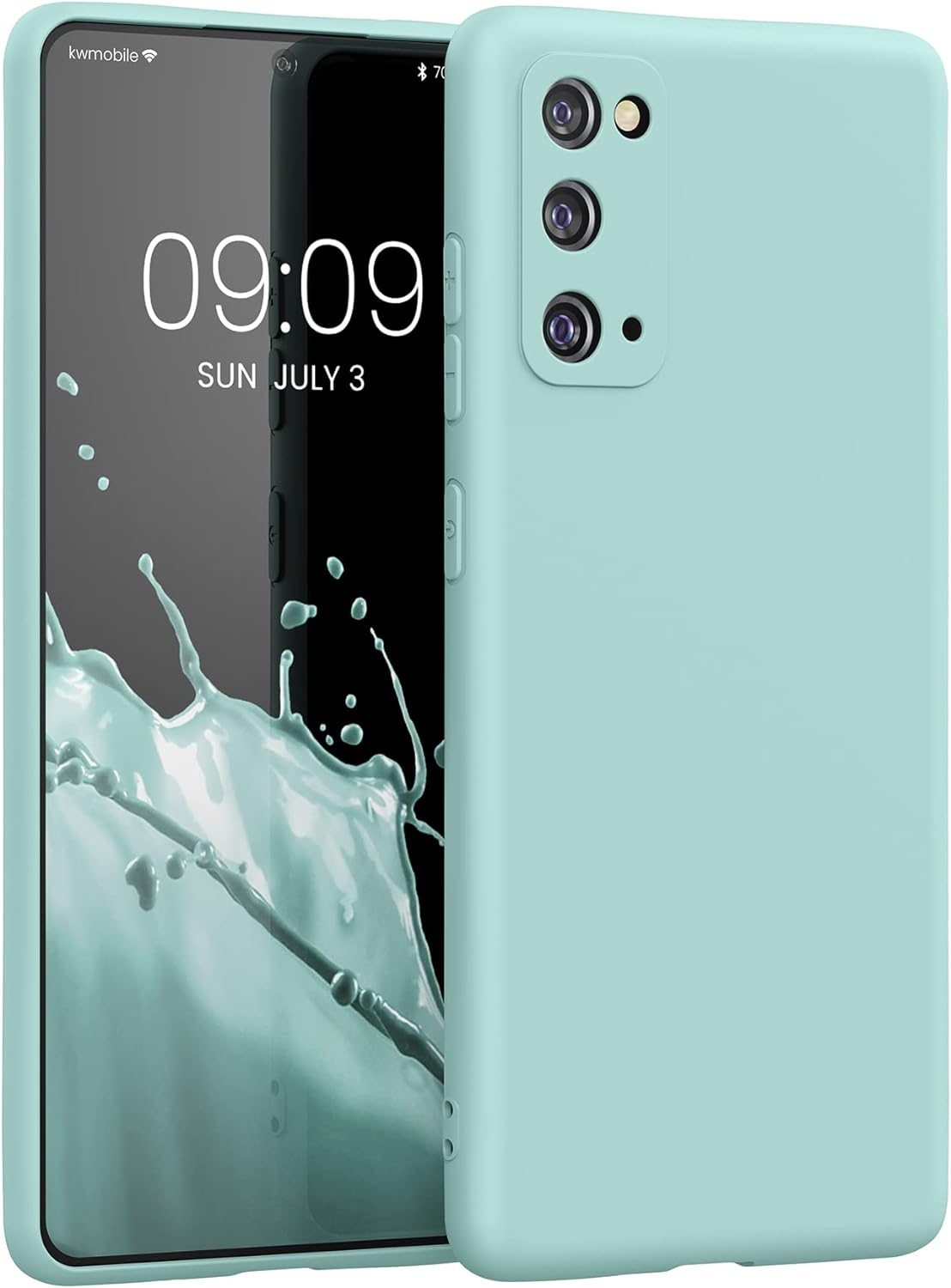 KWmobile Soft Slim Flexible Rubber Cover - Θήκη Σιλικόνης Samsung Galaxy S20 FE - Frosty Mint