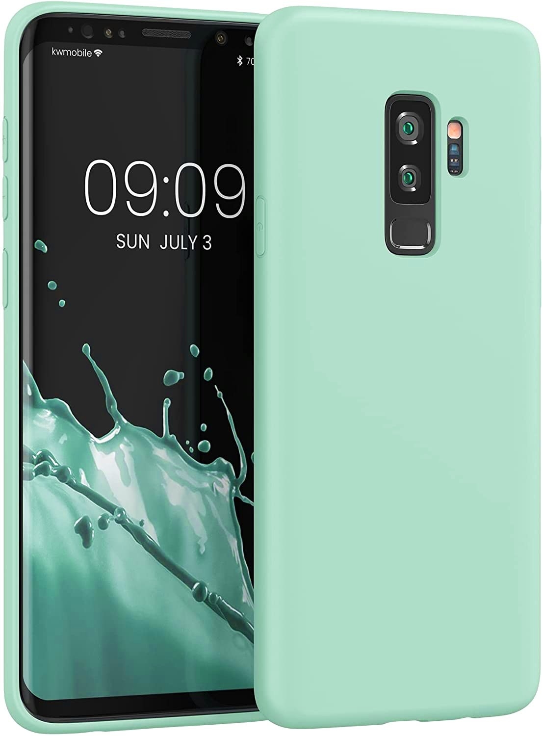 KWmobile Soft Slim Flexible Rubber Cover - Θήκη Σιλικόνης Samsung Galaxy S9 Plus - Frosty Mint